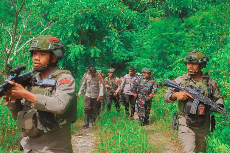 Polres Yalimo Gelar Patroli di Distrik Elelim