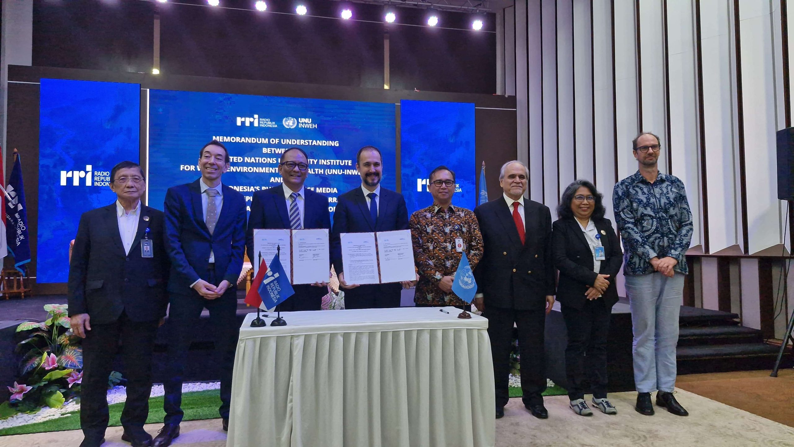 LPP RRI dan UNU-INWEH Jalin Kerja Sama Internasional